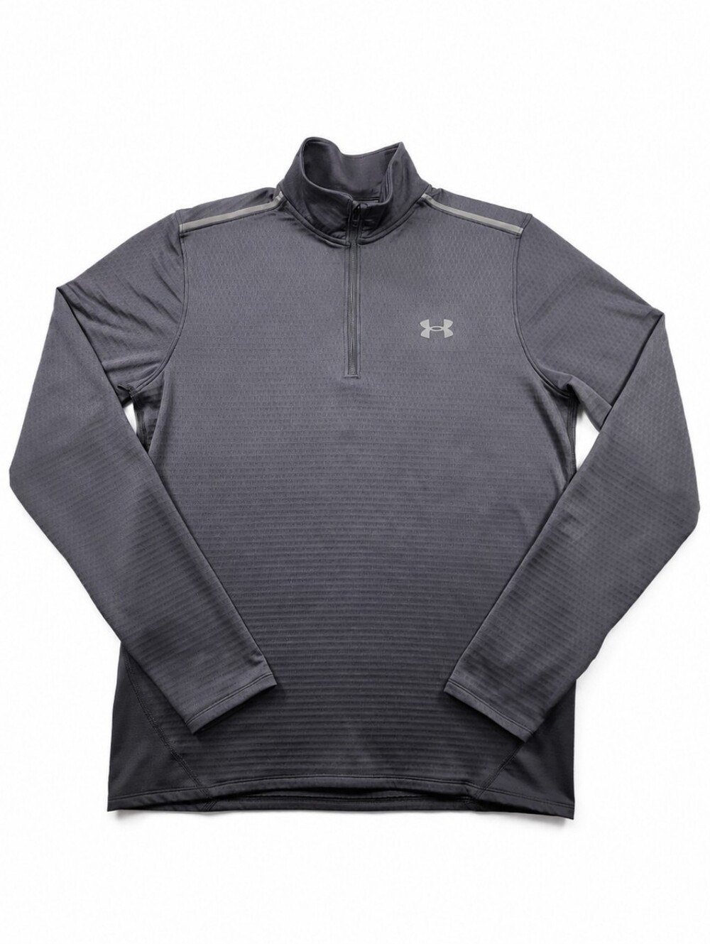 Under Armour Vanish ColdGear 1/4 Zip Pullover Gray Men's Medium Golf Gym